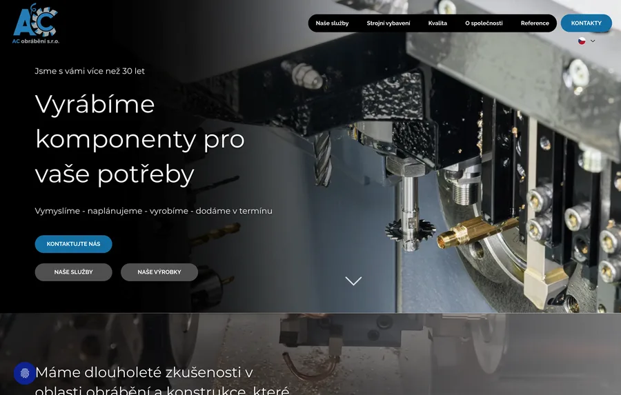 AC Obrábění - web